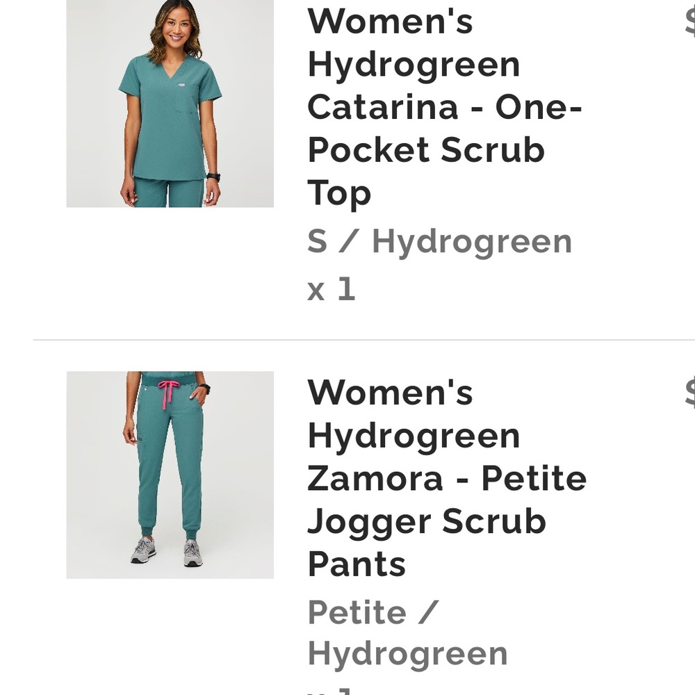 Figs Scrub Set. Hydrogreen. Limited edition.